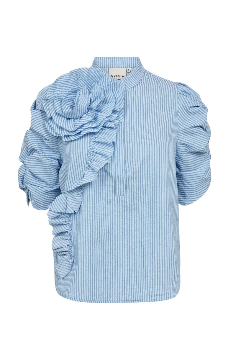 Gossia - Zabinago Ea Blouse G3229 - Blue Stripes
