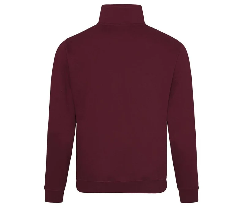 Just Hoods - 1/4 Zip Sweater - Burgundy