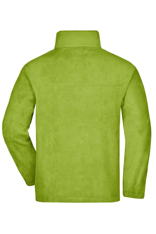 James & Nicholson - Full-Zip Fleece - Lime Green