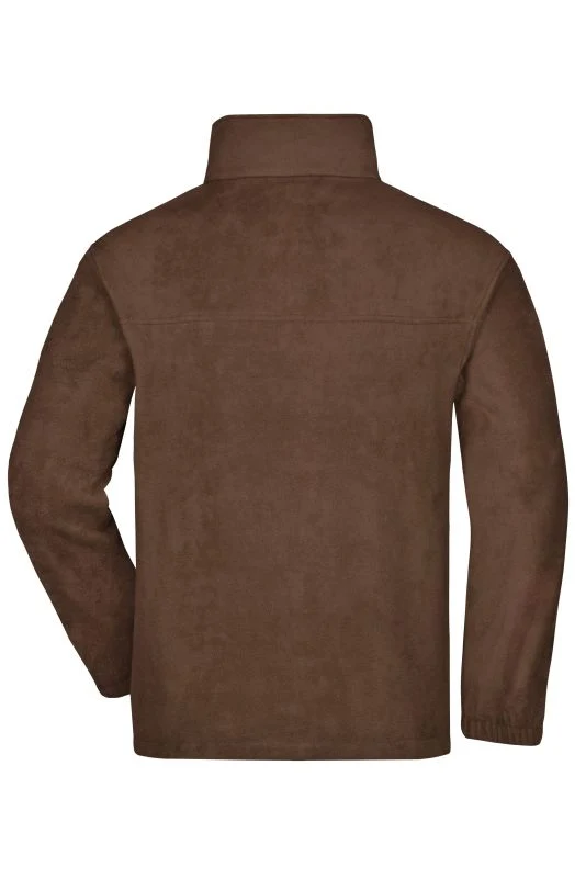 James & Nicholson - Full-Zip Fleece - Brown