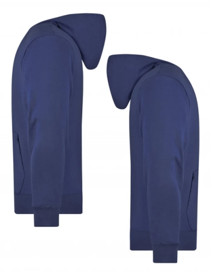 James & Nicholson - Hoodie met Rits - Royal