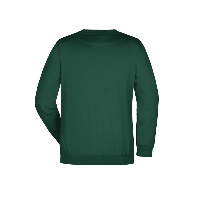 James & Nicholson - Ronde Heavyweight Sweater - Dark Green