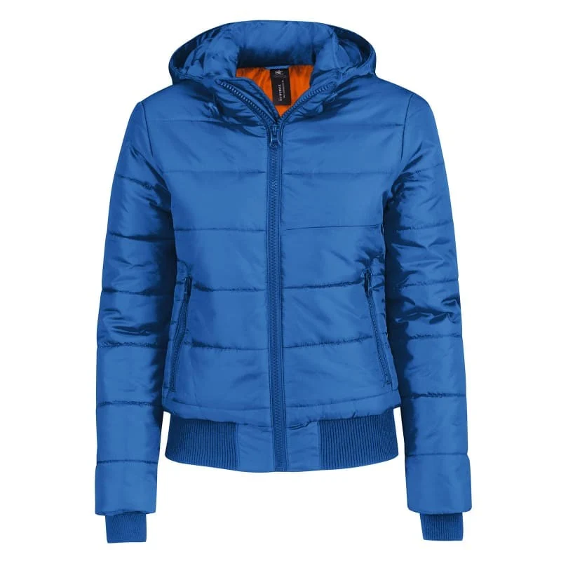 B&C - Superhood Dames Jas - Royal Blue/Neon Orange