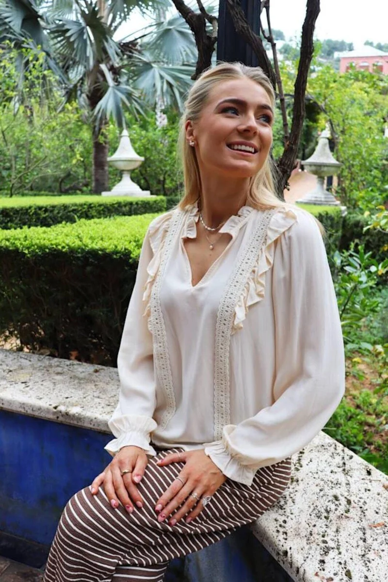 Liberte - Laura Ls Blouse 22360 - Creme