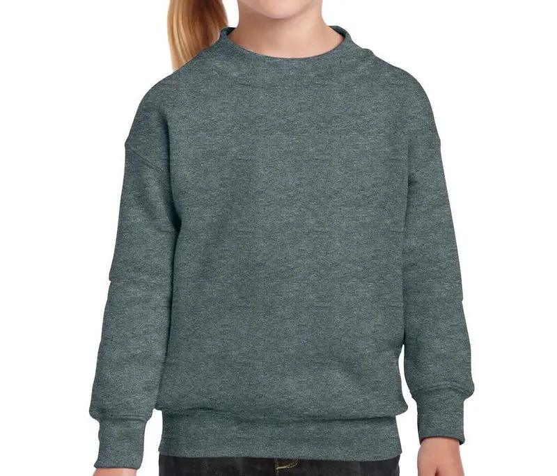 Gildan - Heavy Blend Kinder Sweater - Dark Heather