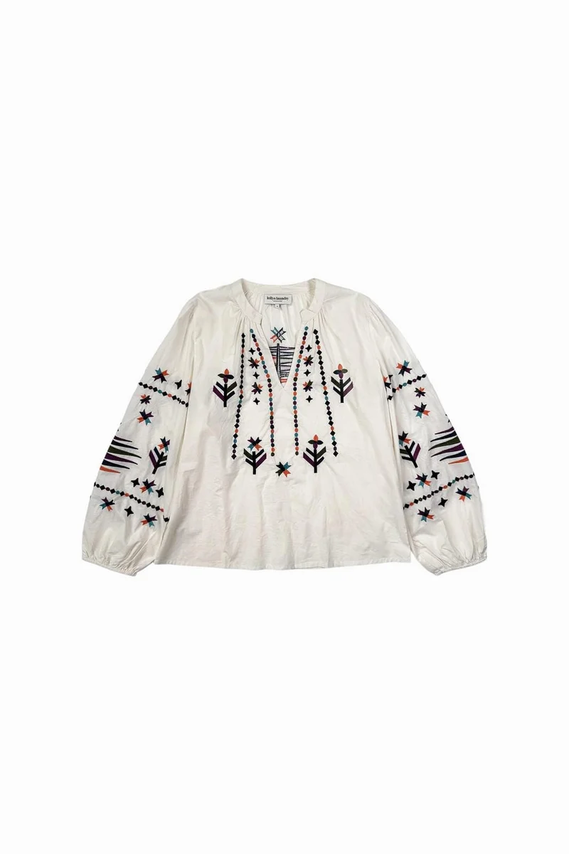 Lollys Laundry - Bonniell Shirt Ls26290-1038 - 01 White