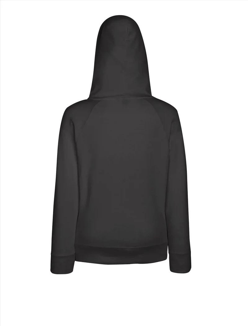 Fruit of the Loom - Classic Hoodie met Rits - Light Graphite (Soli