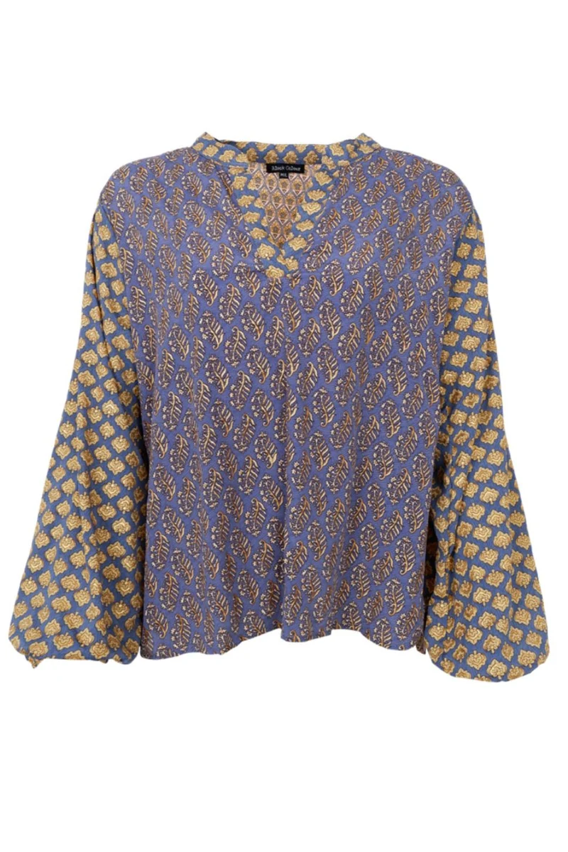 Black Colour - Bcluna Blouse 39232 - Blue Multi