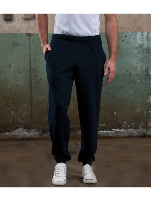Just Hoods - College Cuffed Joggingbroek - New French Navy