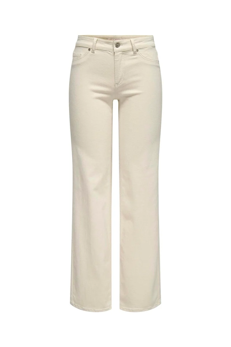 Only - Onlblush Mid Straight Dot - 4641414 Ecru