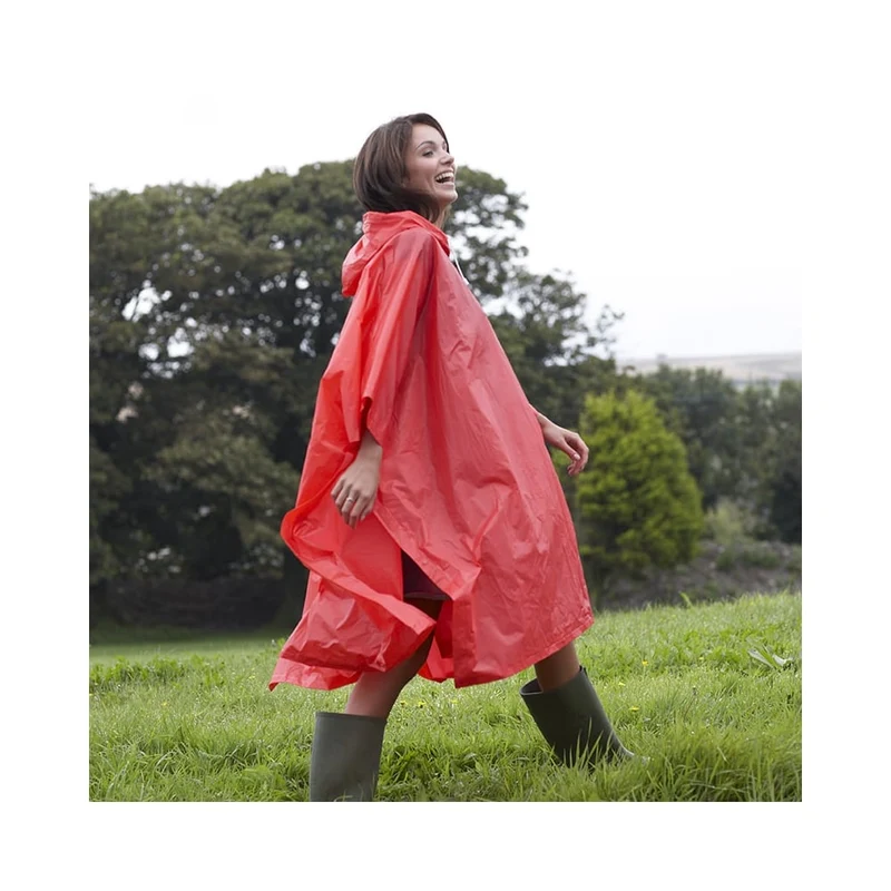 Splashmacs - Regen Kinder Poncho - Red