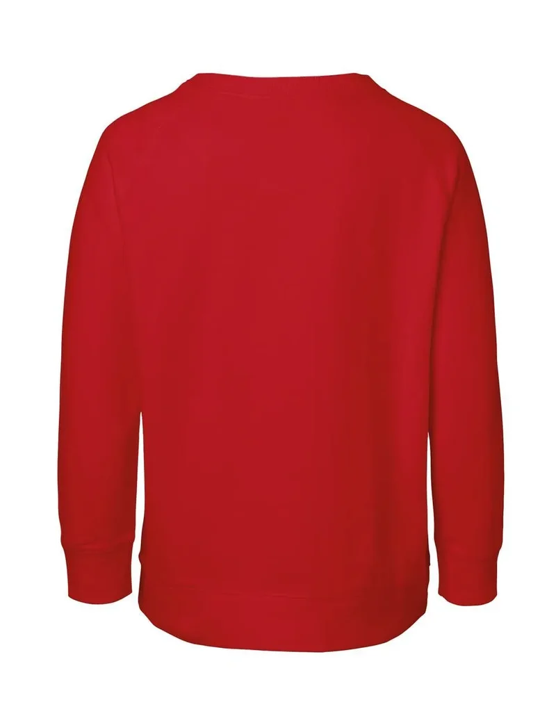 Neutral - Classic Kinder Sweater - Red - 100% Biologisch Katoen