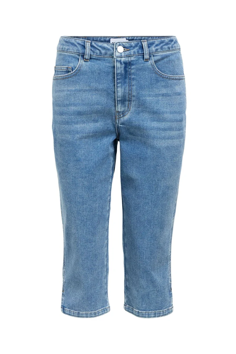 Object - Objcaro Slim Short Jeans 144 - 4982943 Medium Blue Denim