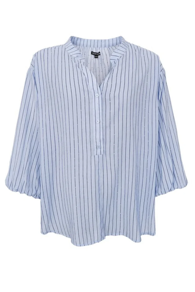 Black Colour - Bckendall Blouse 40929 - Lt. Blue