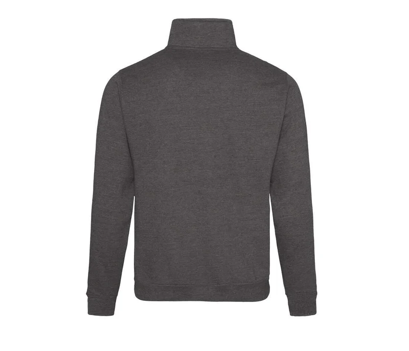 Just Hoods - 1/4 Zip Sweater - Charcoal (Heather)