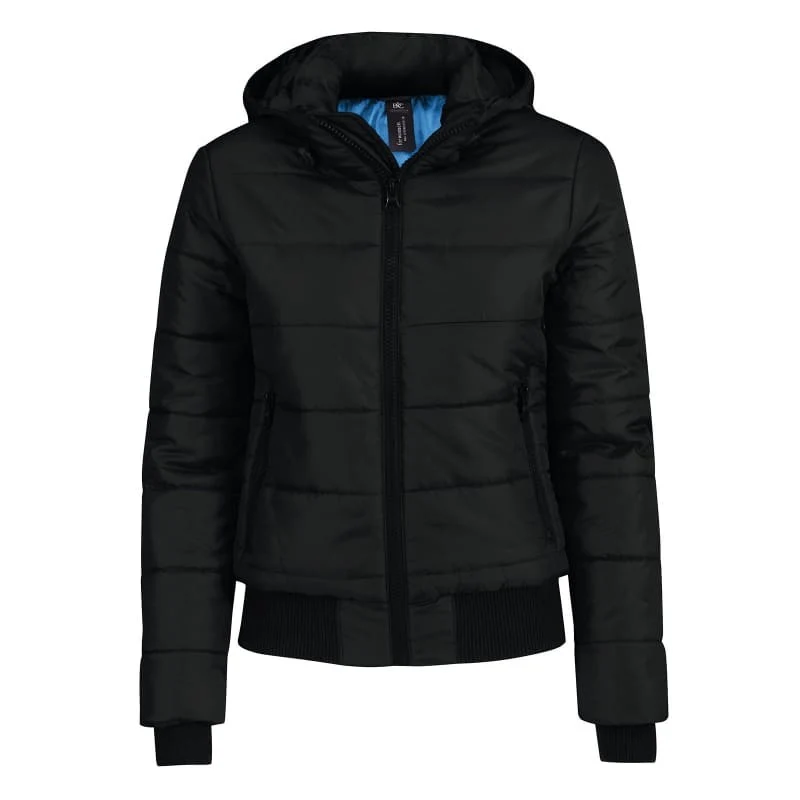 B&C - Superhood Dames Jas - Black/Cobalt Blue