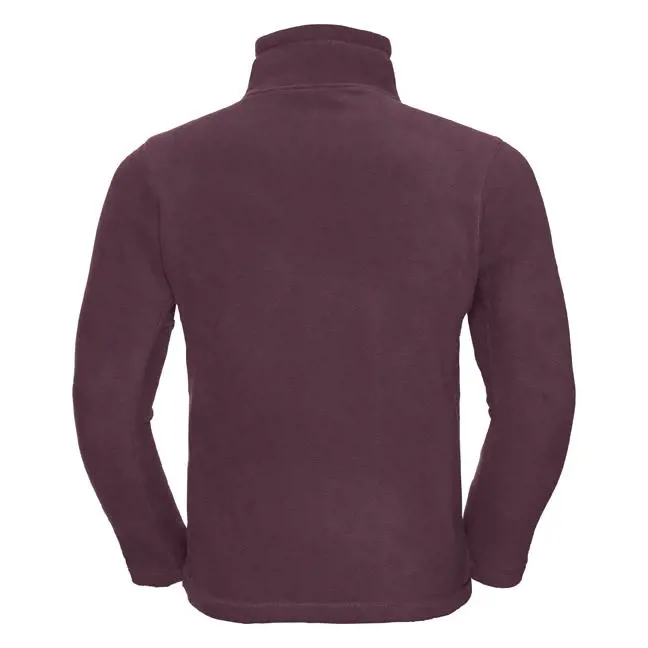 Russell - Quarter Zip Outdoor Fleece - Burgundy