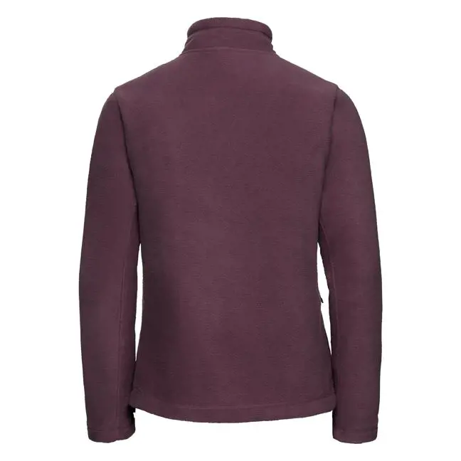 Russell - Full Zip Dames Outdoor Fleece - Burgundy