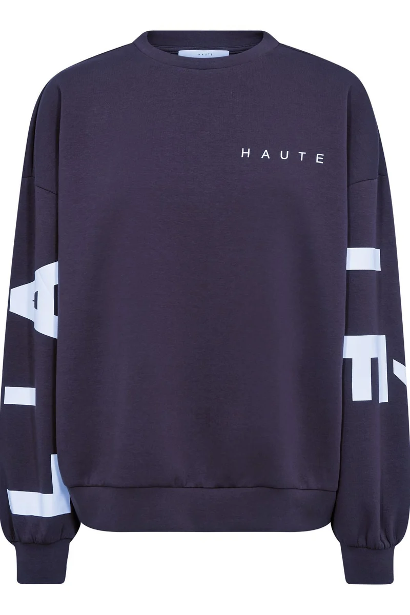Haute L'Amitié - Maxi Split Logo Sweat HL10413 - Navy