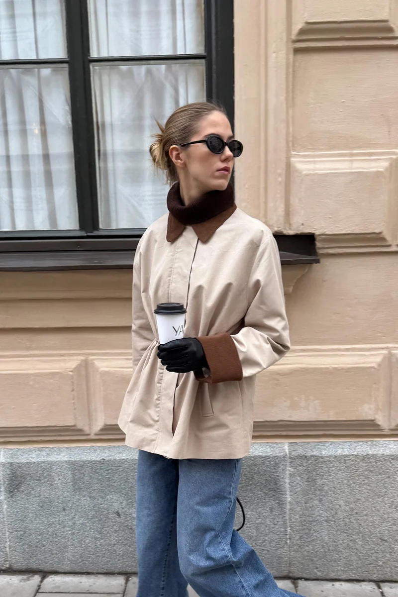 YAS - Yasanca Ls Parka Jacket - 4920208 Oxford Tan