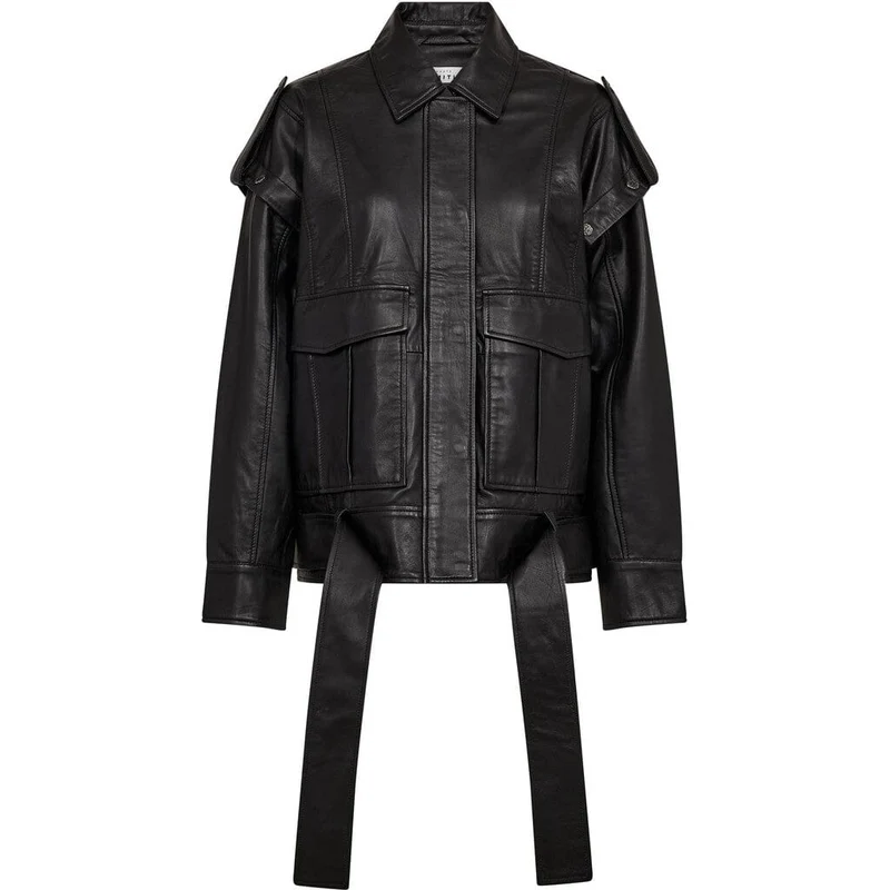 Haute L'Amitié - Luba Leather Jacket HL10473 - Black