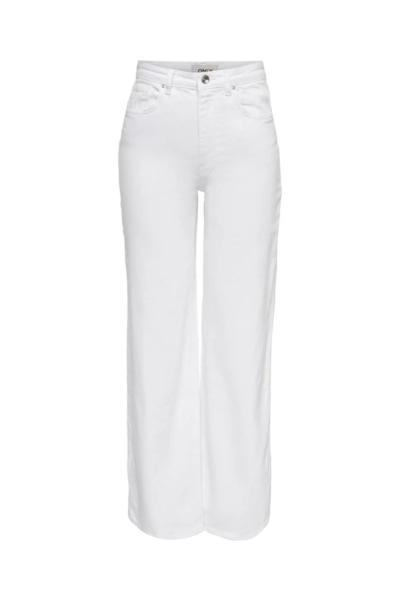 Only - Onljuicy Wide Leg Rea - 4168130 White