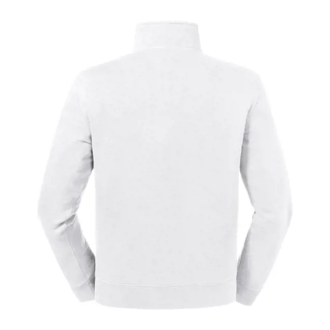 Russell - Authentic 1/4 Zipped Sweater - White