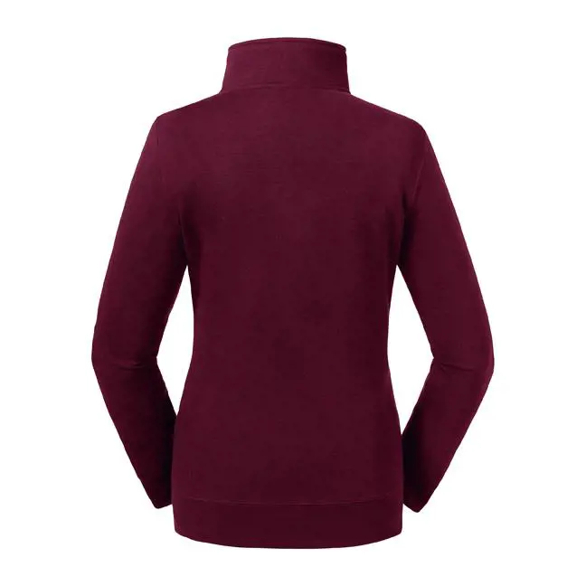 Russell - Authentic Dames Sweat Jacket - Burgundy