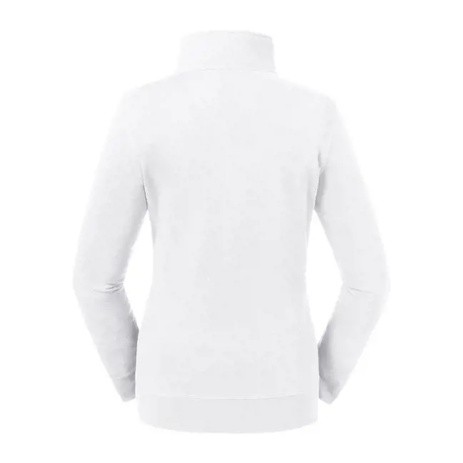 Russell - Authentic Dames Sweat Jacket - White