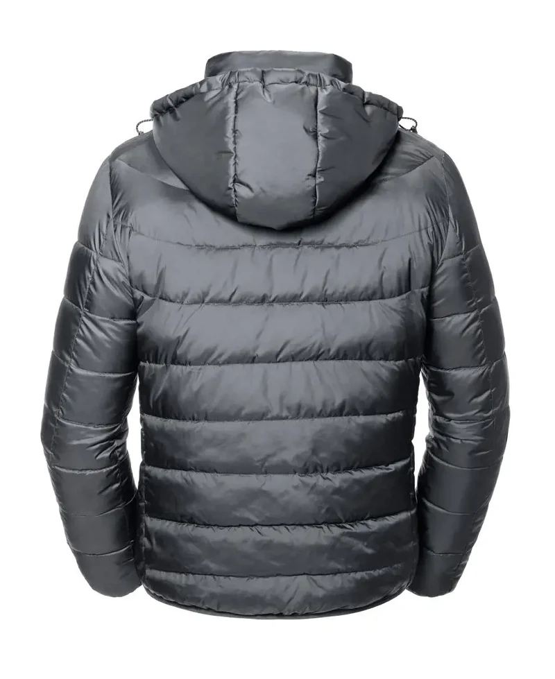 Russell - Hooded Nano Jacket - Iron Grey