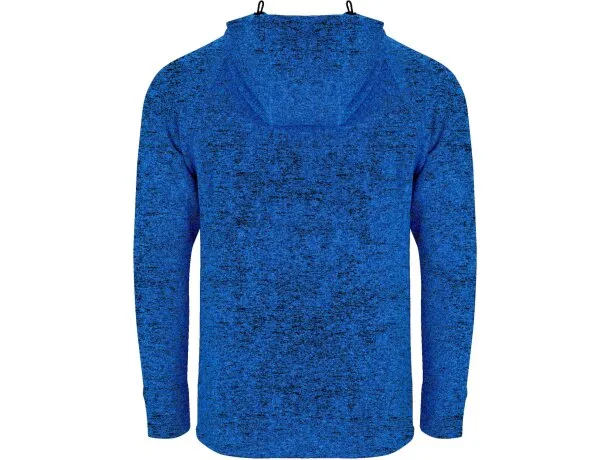 Roly - Everest Hoodie met Rits - Heather Royal Blue 2