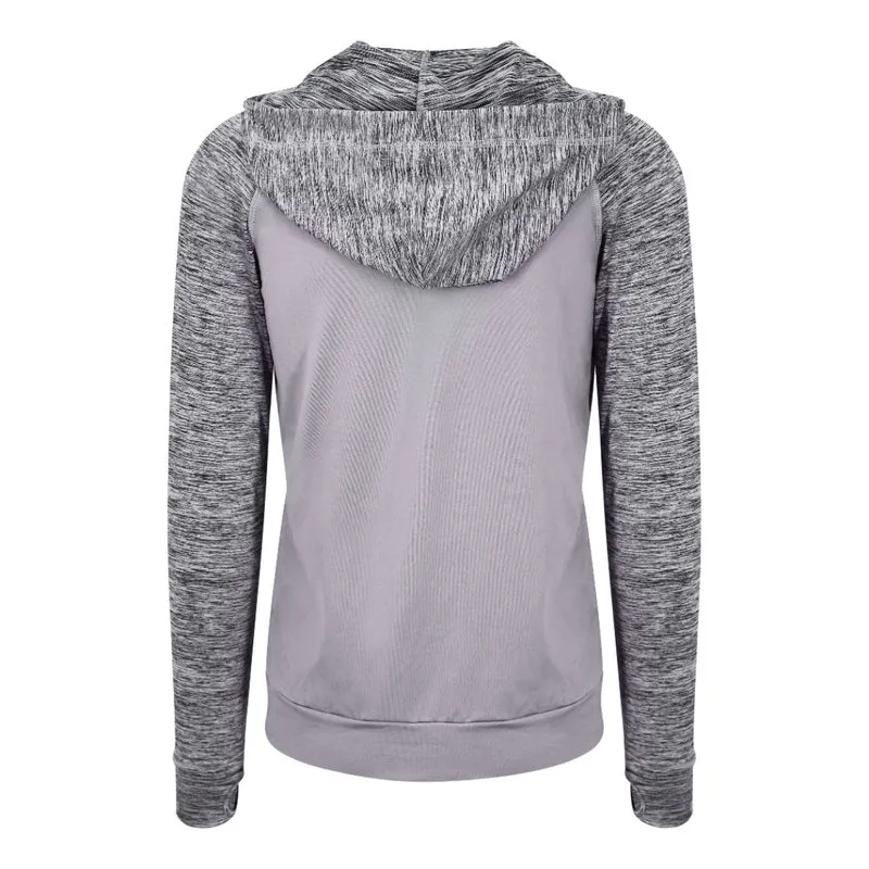 Just Cool - Cool Contrast Zoodie - Grey/Grey Melange