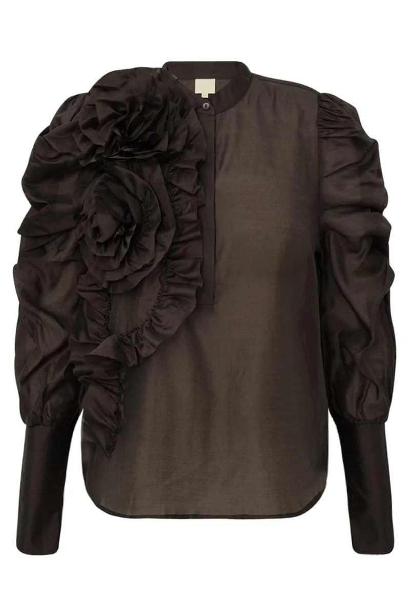 Gossia - Devinego Blouse G2846 - Coffee
