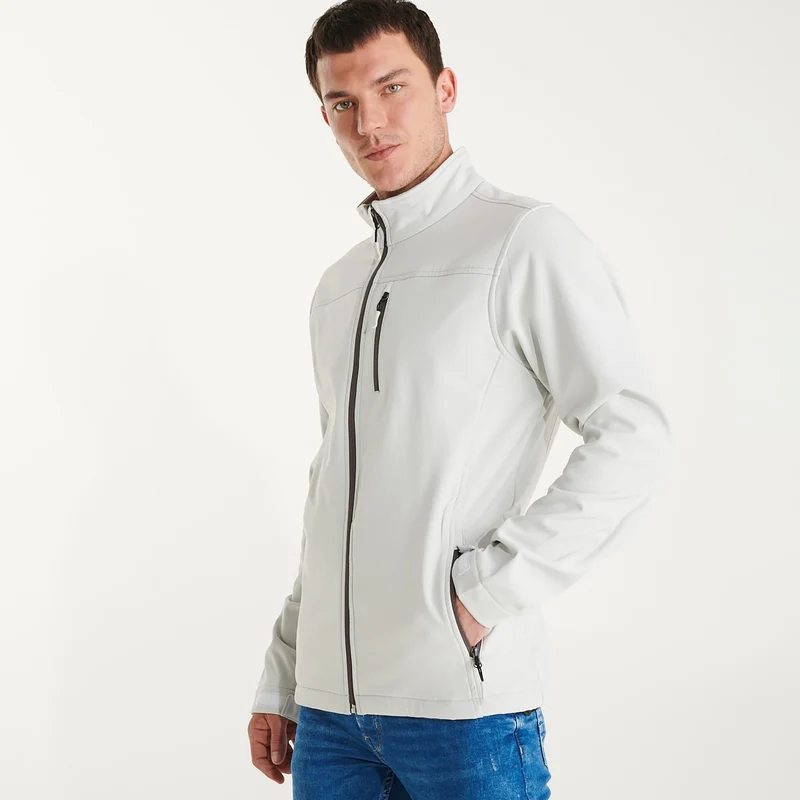 Roly - Antartida Softshell Jas - Pearl White 011