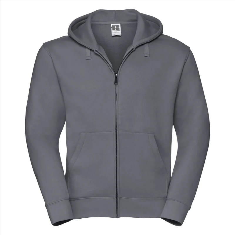 Russell - Authentic Zipped Hood Jacket - Convoy Grey (Effen)