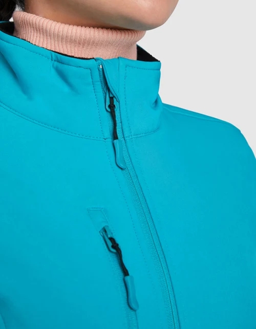 Roly - Nebraska Dames Softshell Jas - Aquamarine 236