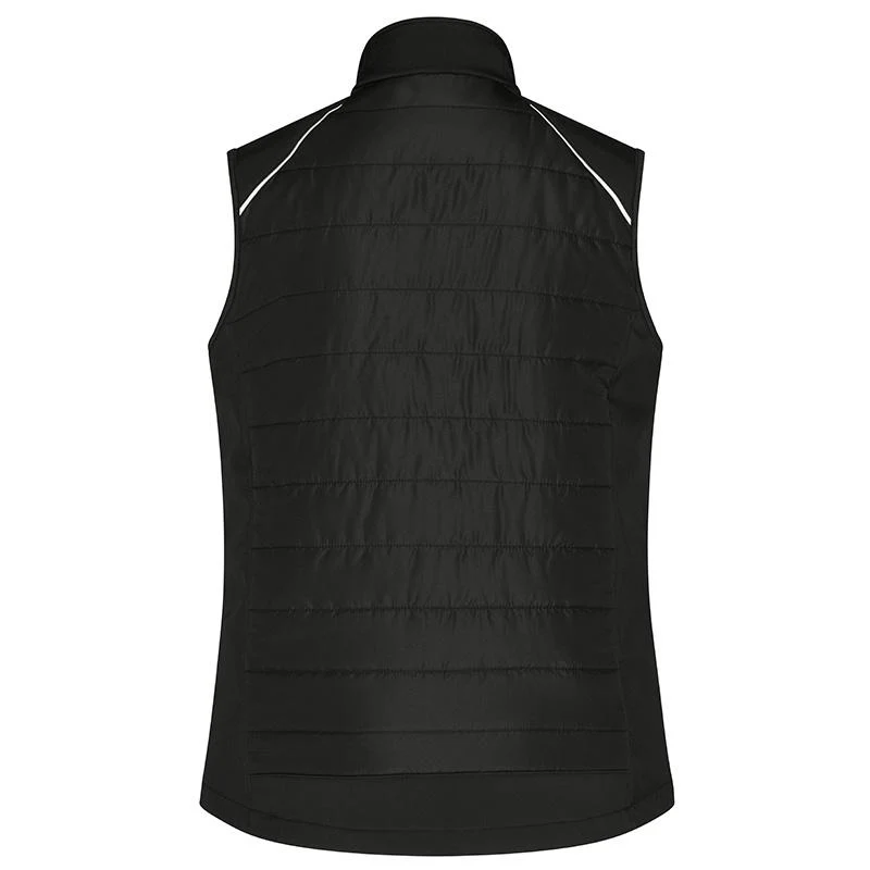 James & Nicholson - Hybrid Dames Bodywarmer - Black/Neon Orange