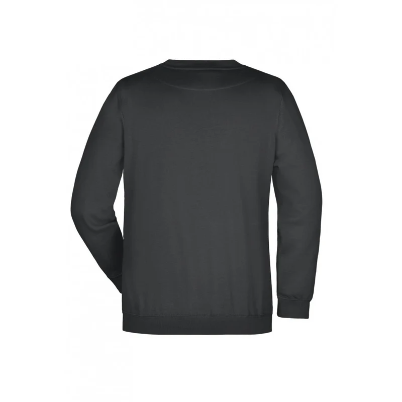 James & Nicholson - Ronde Heavyweight Sweater - Graphite (Effen)