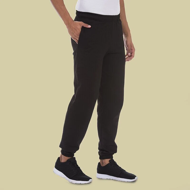 Just Hoods - College Cuffed Joggingbroek - Jet Black