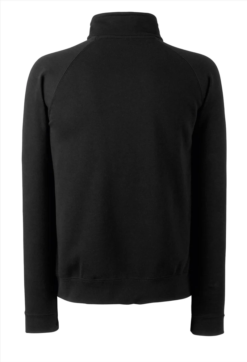 Fruit Of The Loom - Premium Sweater Met Rits - Black