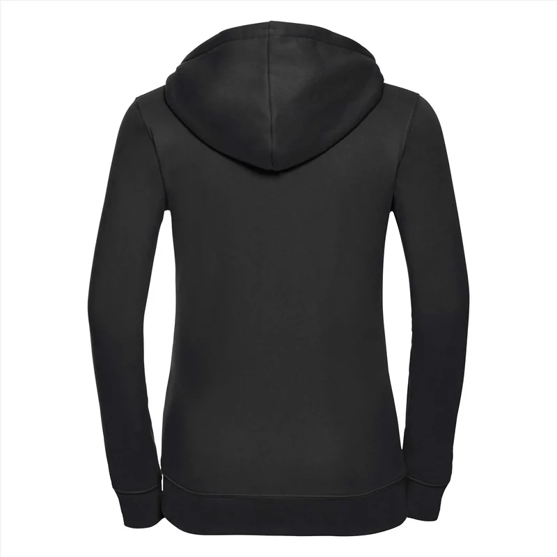 Russel - Authentic Hoodie met Rits Dames - Black