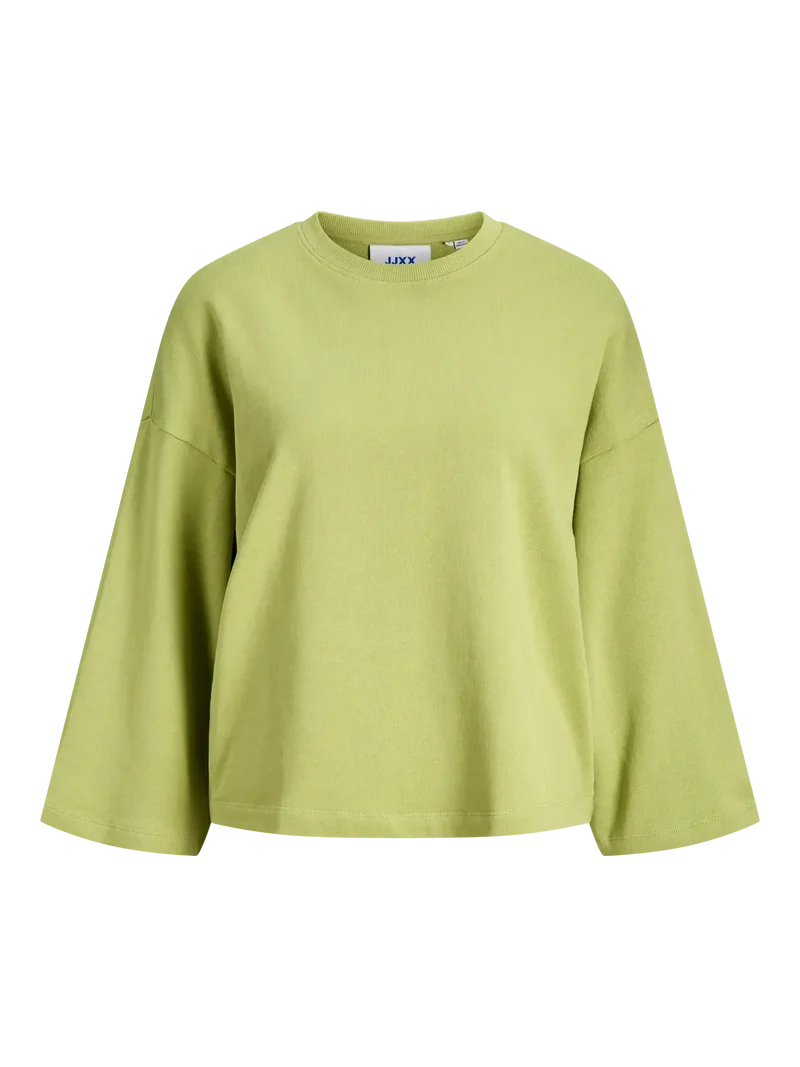 Jjxx - Jxbella Loose 3/4 Sleeves Sweat Swt - 5093452 Fern