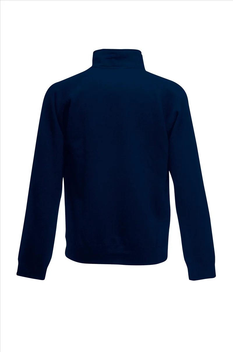Fruit Of The Loom - Premium Sweater Met Rits - Deep Navy