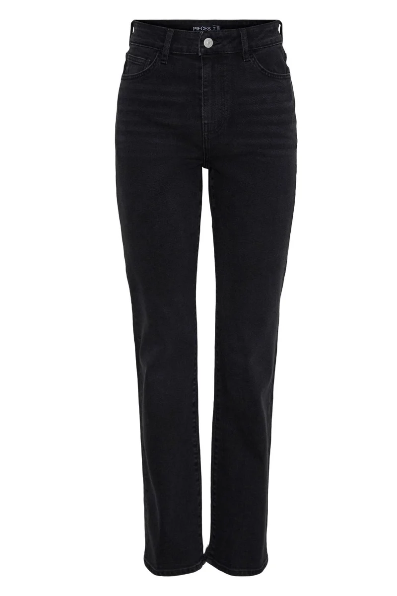 Pieces - Pckelly Straight Jeans Bl102 - 4421715 Black