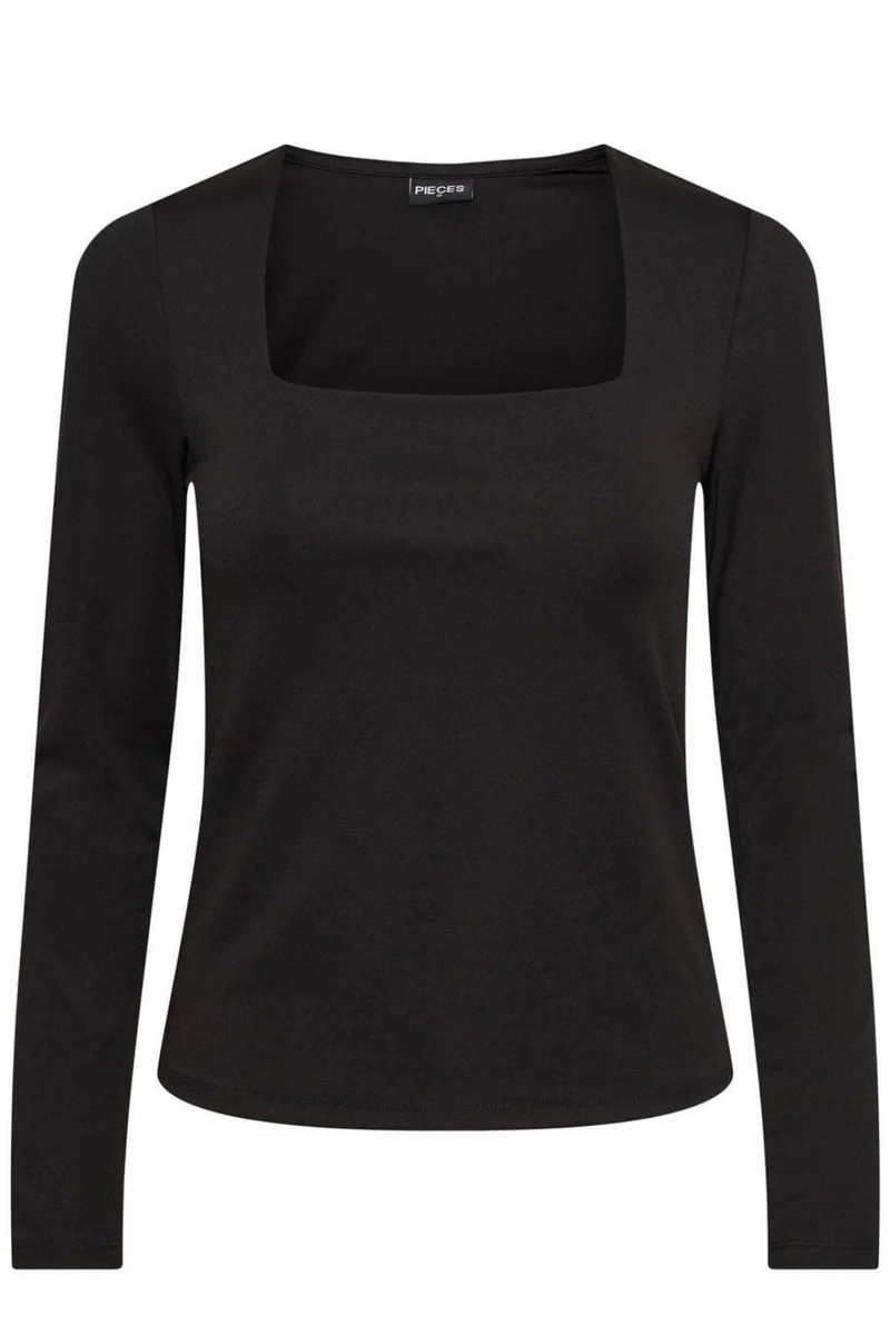 Pieces - Pcminni Ls Blouse Pb - 4504964 Black