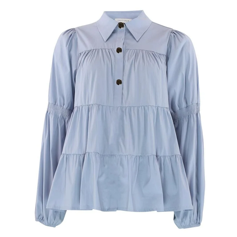 Continue - Sanna Gold Buttons 15085 - Light Blue