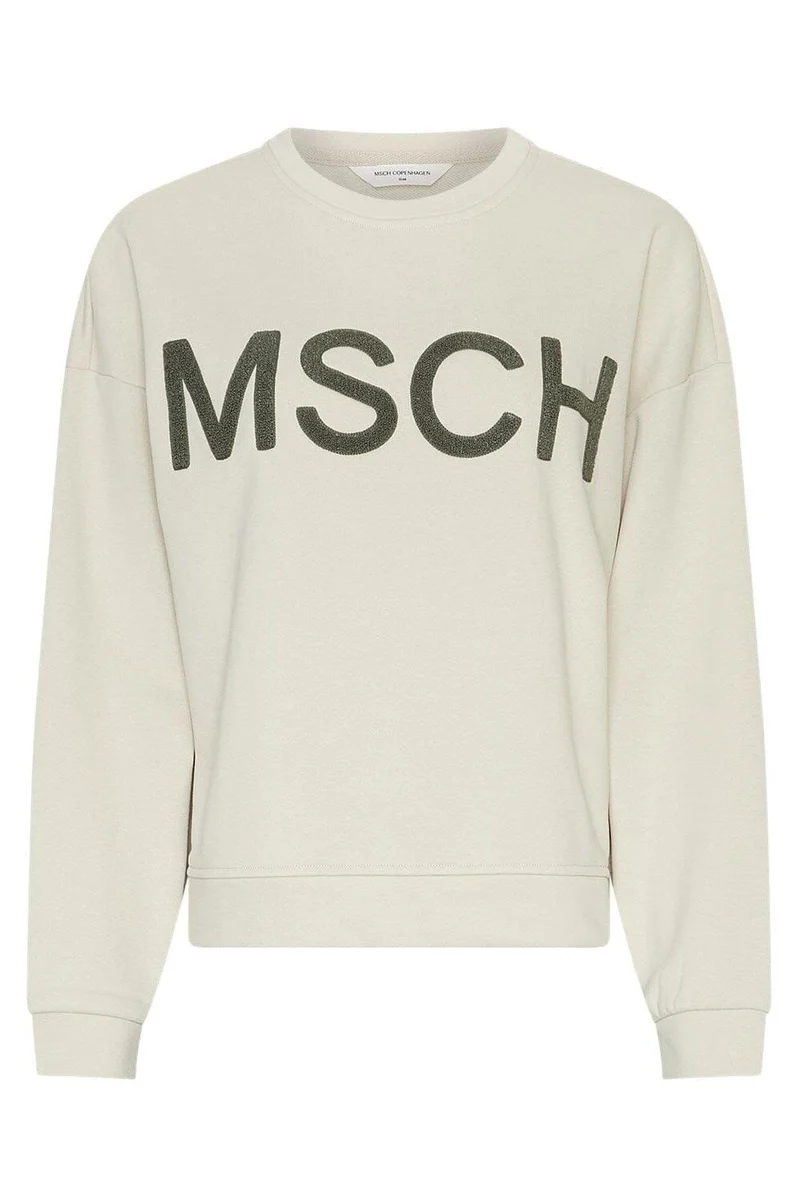 MSCH Copenhagen - Mschmela Briena Msch Sweatshirt 19738 - Oatmeal L Wreat