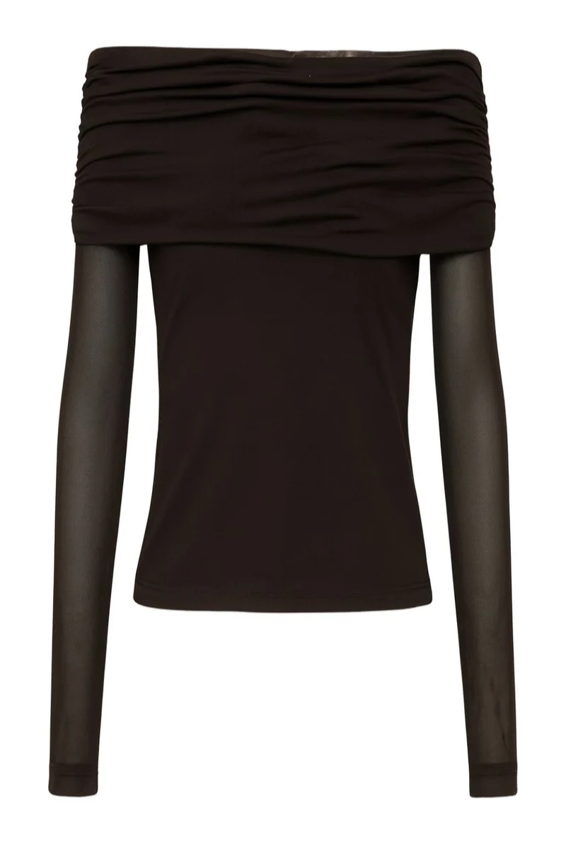 A-View - Kit Blouse AV8189 - 194 - Dark Brown