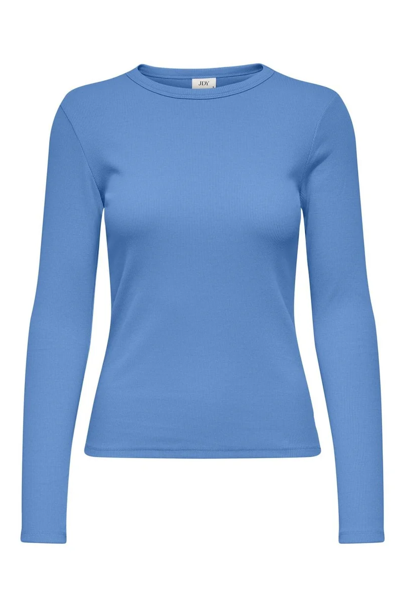 JDY - Jdysolar L/S O Neck Top Dia - 4957097 Provence