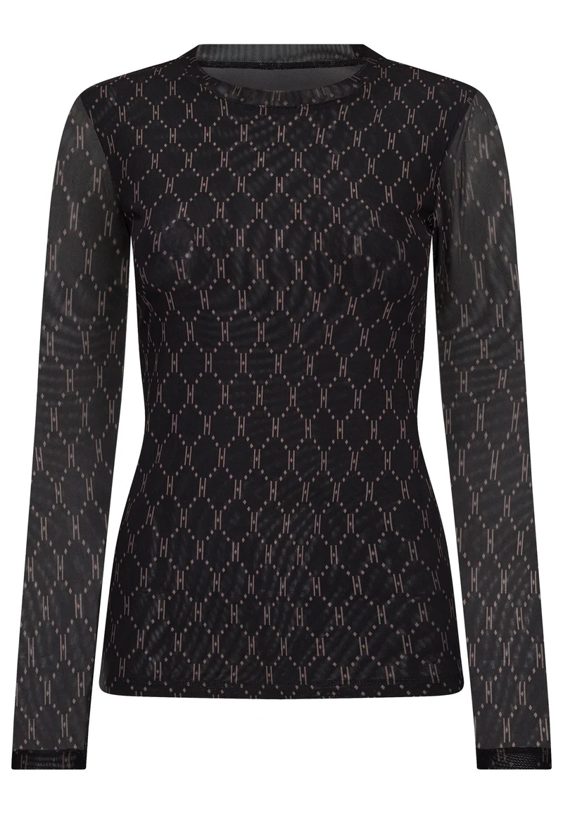 Hype The Detail - Mesh Blouse 320-15 - 50 - Black